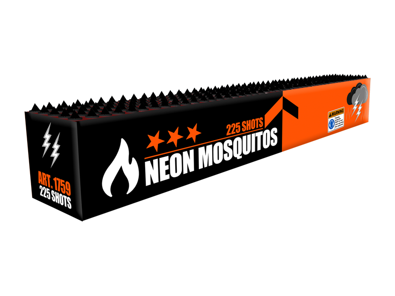 2x Neon Mosquitos